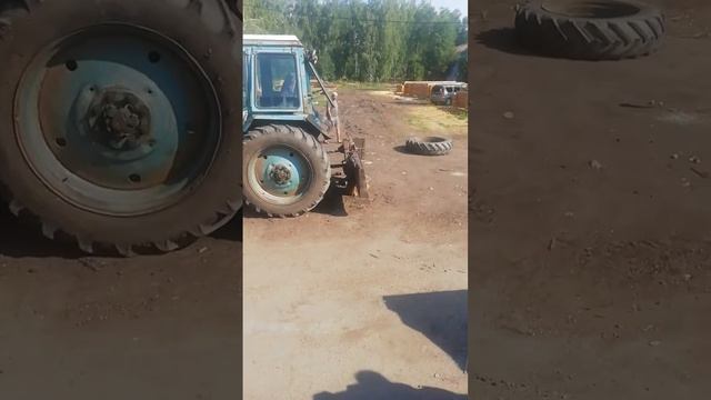 Мкадор бртует колесо мтз. Не для слабонервных. смотреть онлайн