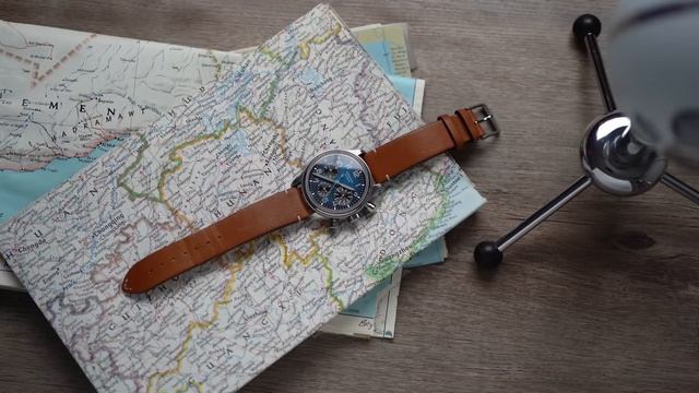 Longines Avigation BigEye in Titanium and Petroleum Blue смотреть онлайн