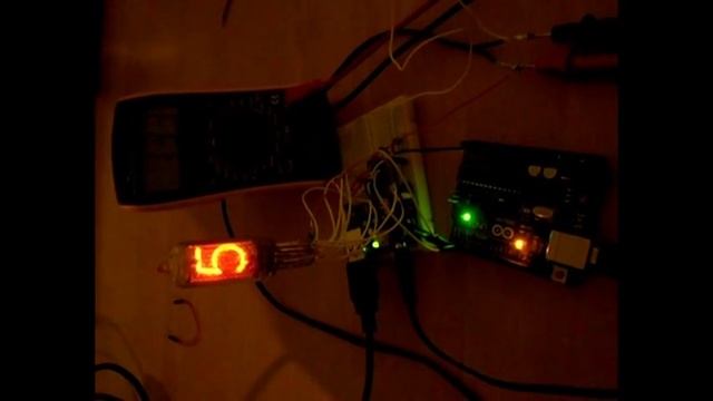 Compteur à Tube Nixie IN-8 avec arduino смотреть онлайн