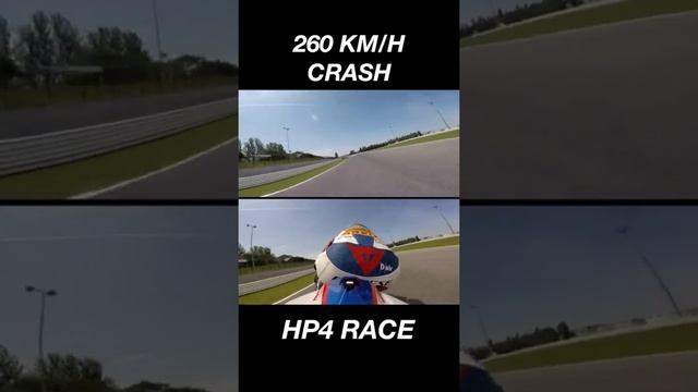 BMW S1000RR crash at 260 km/h смотреть онлайн