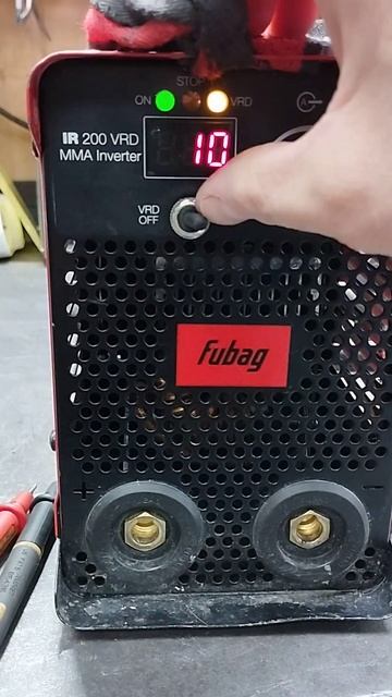 проверка Fubag после установки платы управления. смотреть онлайн