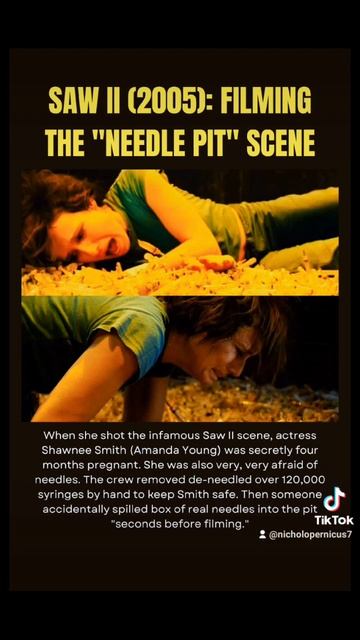 THE INFAMOUS NEEDLE PIT SCENE OF SAW II (2005) смотреть онлайн