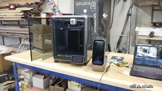 Creality K1C unboxing and first print смотреть онлайн