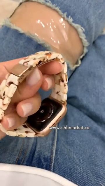 Ремешок керамический 44мм/ 42мм, белый смотреть онлайн