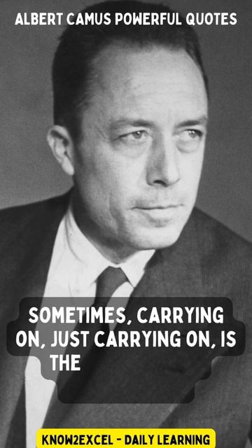 Quotes That Will Convince You That You Can Do Anything #7 | Albert Camus | Absurdism смотреть онлайн