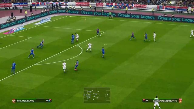 PES 2021 Gameplay | ЦСКА Москва - ФК Уфа | смотреть онлайн