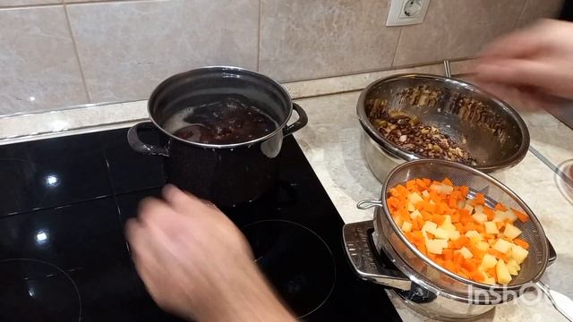 САЛАТ ВИНЕГРЕТ 🔥мужскими руками 🤟получилось обалденно вкусный👍ЮФФ смотреть онлайн
