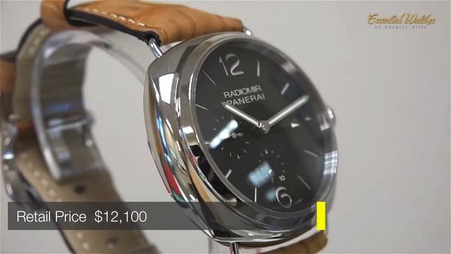 Radiomir 47mm GMT PAM 323 - Steel on Strap with Black Dial Ref no. PAM 00323 смотреть онлайн