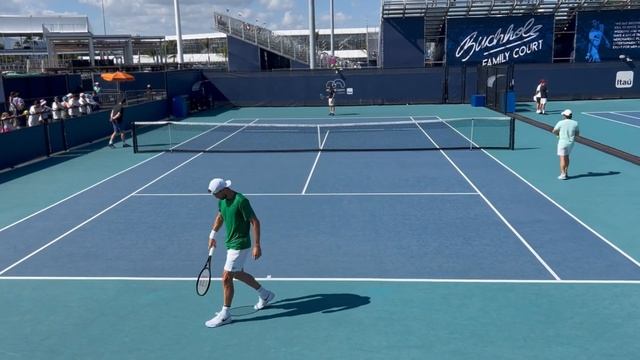 Grigor Dimitrov 2023 Miami Open Practice - Court Level [4K]
