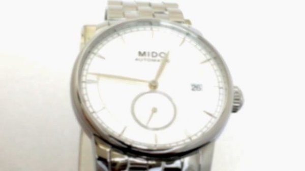 #mido #watch #mens Mido M86084101 Watch M8608.4.10.1 Baroncelli II Mens - Silve
