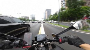 CFMOTO 800NK Quick Shifter pov Riding Exhaust Sound Only