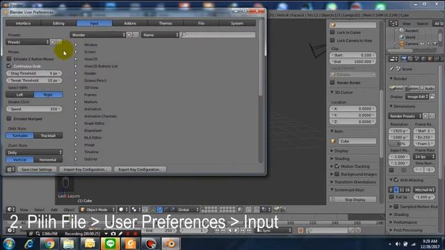 Mengganti numpad shorcut Blender pada laptop смотреть онлайн