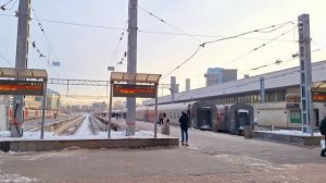 Объявления поездов на Павелецком вокзале 03.02.2024