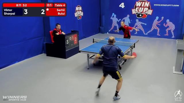 09:30 Viktor Sharpai 0-3 Serhii Bului South 1 WIN CUP 16.09.2022 | TABLE TENNIS WINCUP смотреть онлайн