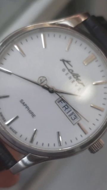 Kolber Geneve Quartz men's watch with Sapphire glass смотреть онлайн