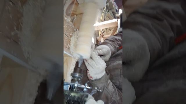 Токарный станок руками Жени!!!! смотреть онлайн