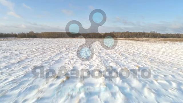 Зимнее поле. Аэросъемка. (2) смотреть онлайн