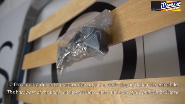 MOBILFINO CAMERETTE - art.600 Divano Letto Sagomato con Secondo Letto Estraibile Indipendente смотреть онлайн