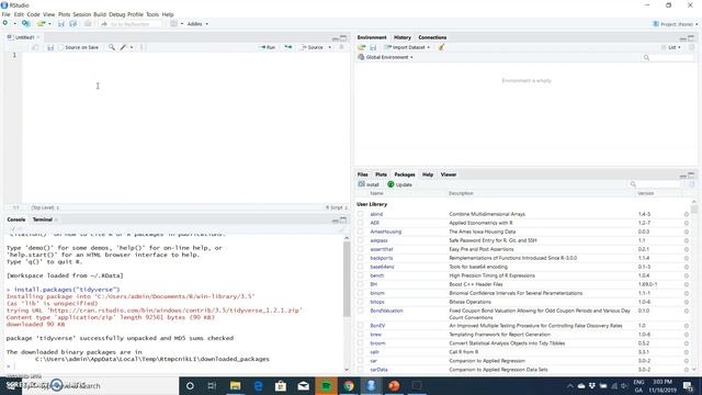 Install tidyverse on Rstudio смотреть онлайн