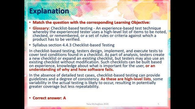 ISTQB Foundation Level. Tips&Tricks. Sample Questions Syll 2018. Session-3 смотреть онлайн