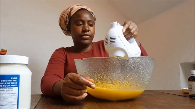 DIY How to make oil mixture sheabutter leave n conditioner for 4c hair смотреть онлайн