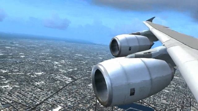 FSX A380 Landing in New York AMD Phenom ii x4 945 & 9800GT смотреть онлайн