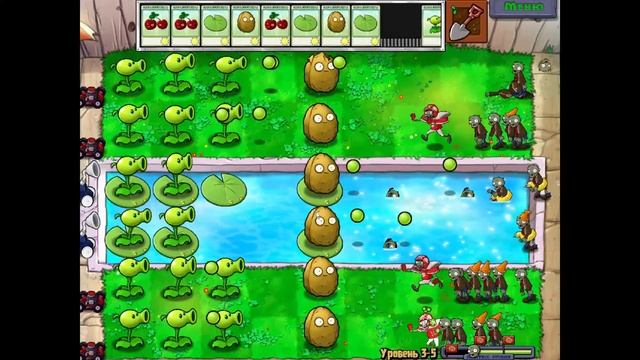 Стрим по Plants vs. zombies с выполнением всех достижений! #21 смотреть онлайн