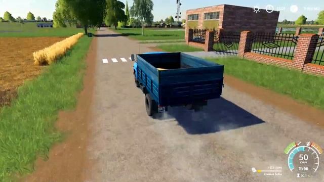 Farming Simulator 2019. Украгро. Культивация; посевная. смотреть онлайн