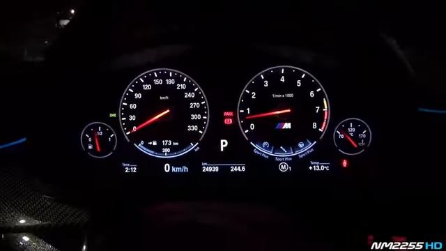 625 2016 BMW X6M F86 Launch Control 0 280km h Acceleration смотреть онлайн