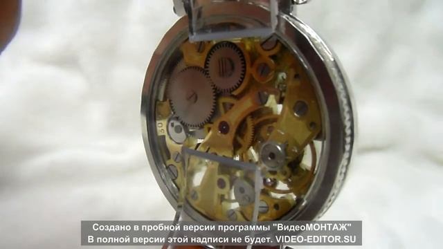 Pocket watch Skeleton Molnija.Карманные часы Молния скелетон смотреть онлайн