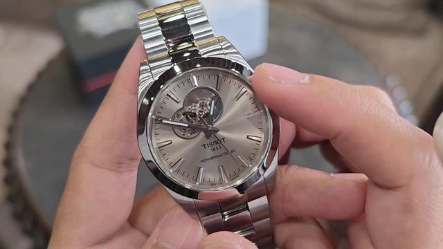 [Đẹp] Tissot Gentleman Powermatic 80 Open Heart 40mm T127.407.11.081.00 | ICS Authentic 0982298881 смотреть онлайн