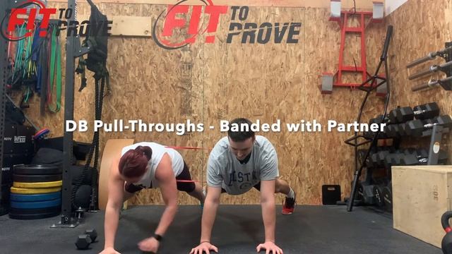 Partner Banded DB Pass Through in Plank position смотреть онлайн