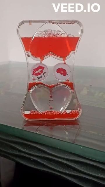 Liquid Timer Showpiece symbol of love смотреть онлайн