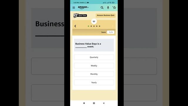 Amazon Business Quiz Today Answer | Win 20000 as Amazon Pay Balance | 14 May 2021 смотреть онлайн