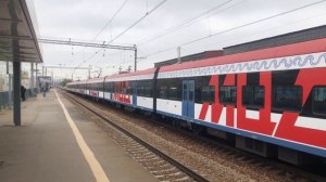 ЭГ2ТВ-019 Иволга ЦППК Перекраска МЦД На станции Перерва