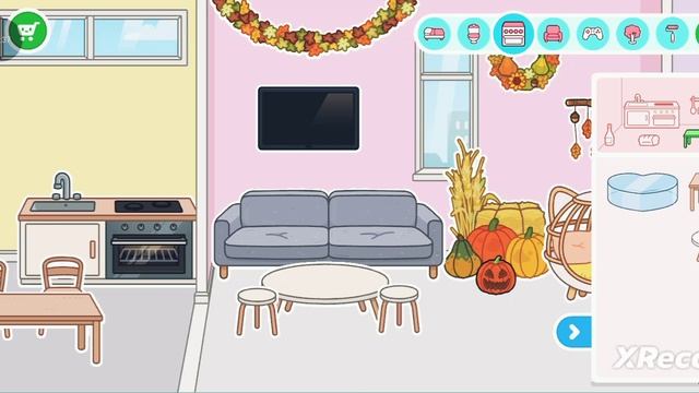 Обустройство Helloween House 🧡🎃 | Anya Toca Boca | | Аня Тока Бока | смотреть онлайн