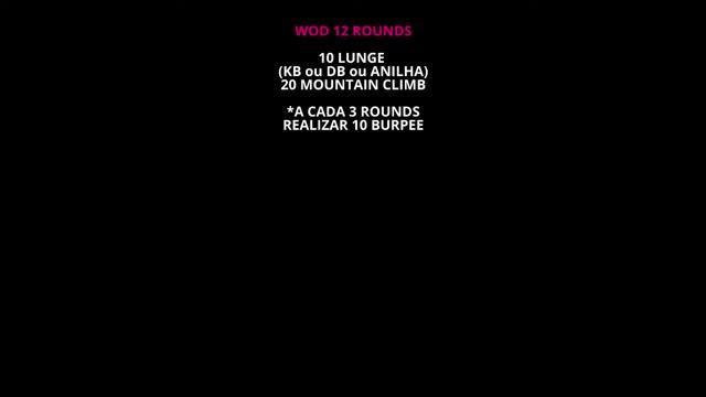 WOD em casa - 3ª feira (Part. 02 - WOD) смотреть онлайн