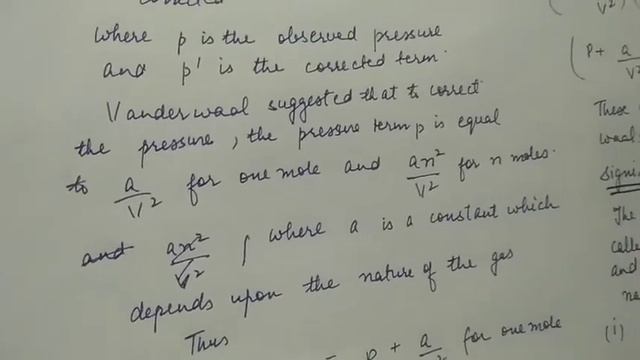 Causes of deviation from ideal behaviour, vander waals equation смотреть онлайн