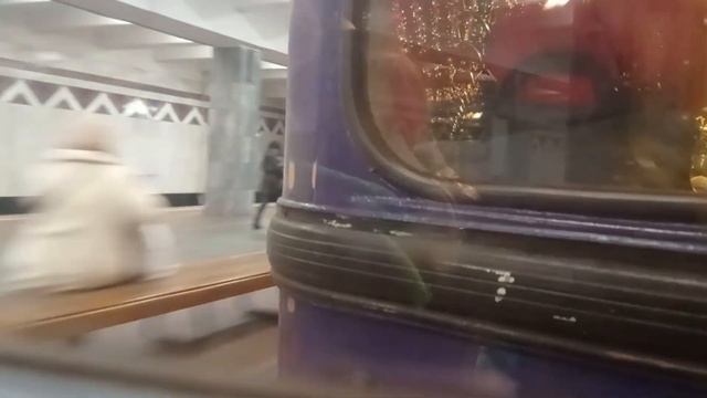 Метро-поезд "ЕЖ3" 81-710 по маршруту №70 до станции метро Котельники + обзор и поездка.* смотреть онлайн