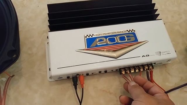 Zapco ag200 made in the US SQ 2 channel power amplifier смотреть онлайн