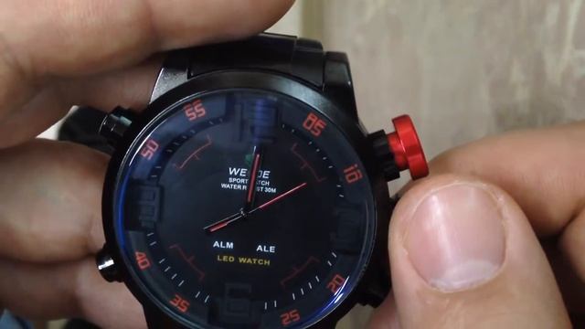 WEIDE Sport Watch как настраивать время смотреть онлайн