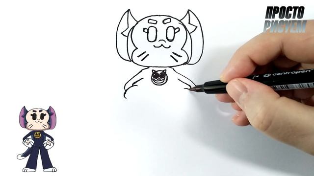 Как нарисовать Кит | Brawl Stars