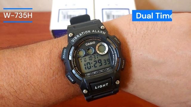 Casio W-735H Vs Casio W-736H - Unboxing, Features And Differences