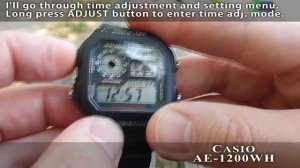 Casio AE-1200WH 'Royale' vs Skmei 1299 1335 comparison and review #196 #skmei #casio  #gedmislaguna