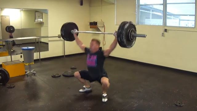 J Kirk Snatch 250# NHOki CF 8 Min 1 RM смотреть онлайн