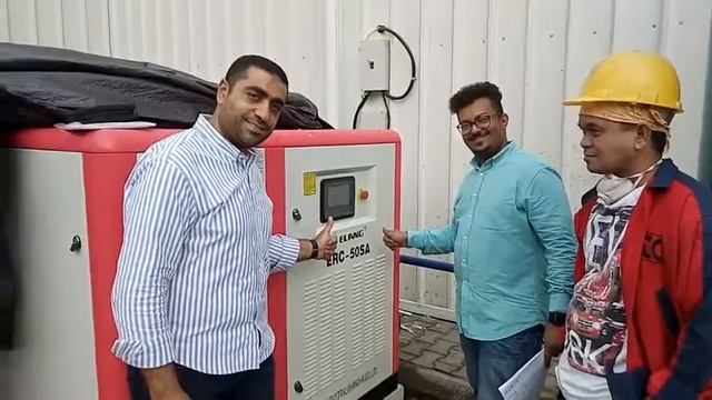 Rotary Screw Compressor Debugging and Installation in Saudi Arabia смотреть онлайн