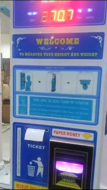 Paper money operated bmi weighing machine for Qatar смотреть онлайн