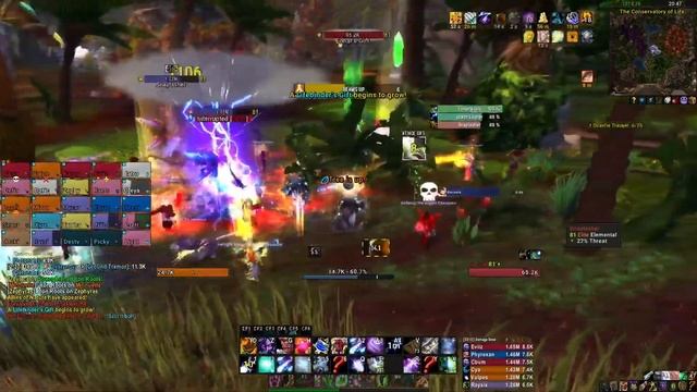 Ulduar 25: Freya Hard Mode - Balance Druid Perspective (WotLK Classic) смотреть онлайн