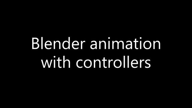 [Blender 2.80] MC Test Animation - With Controllers & Without смотреть онлайн