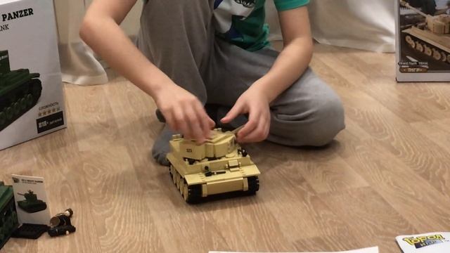 Обзор тяжелых танков КВ2 и Тигр смотреть онлайн